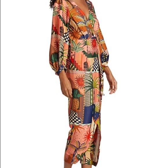 NWT Farm Rio Mystic City Wrap Jumper size large - Picture 7 of 16